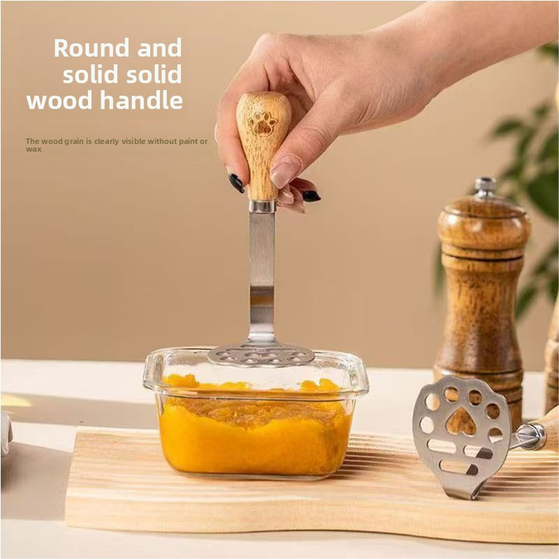 Baby Food Avocado - Stainless Steel Bear Claw Potato Masher,
