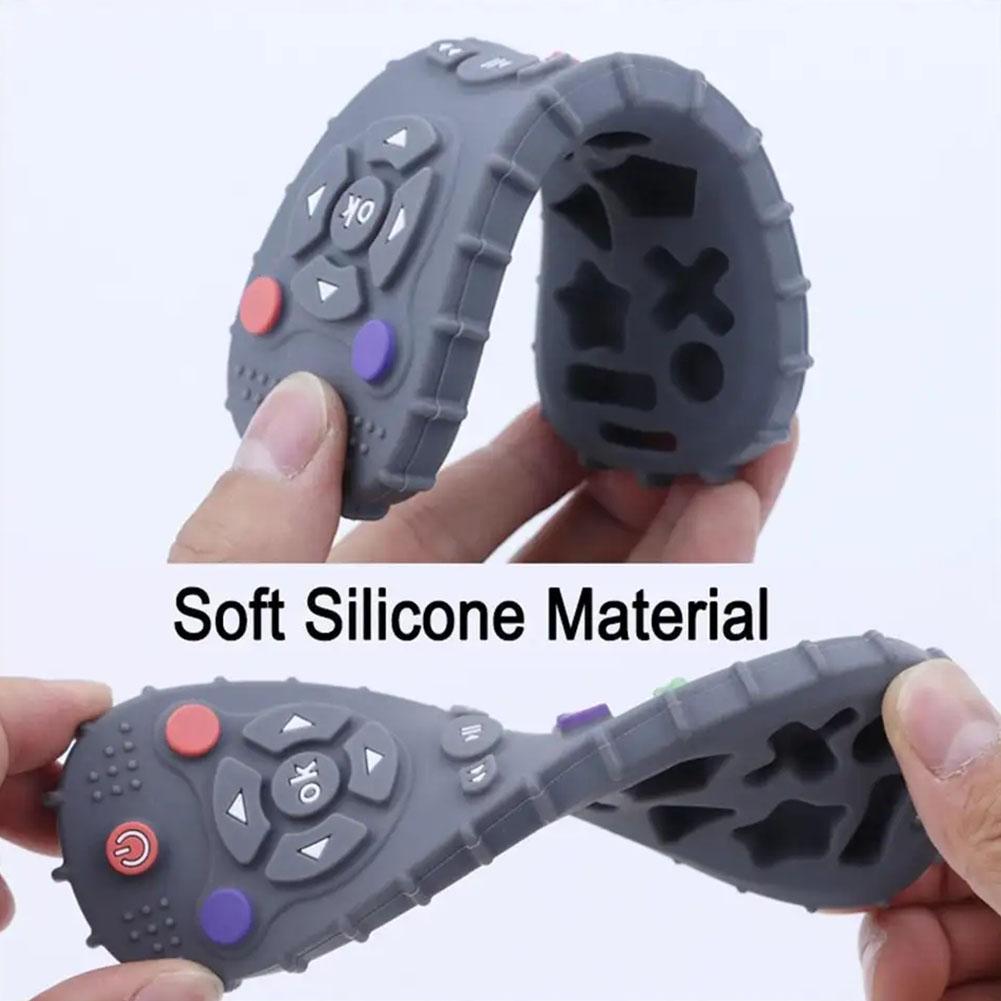 Baby Food Eat - Baby silicone remote control teether baby