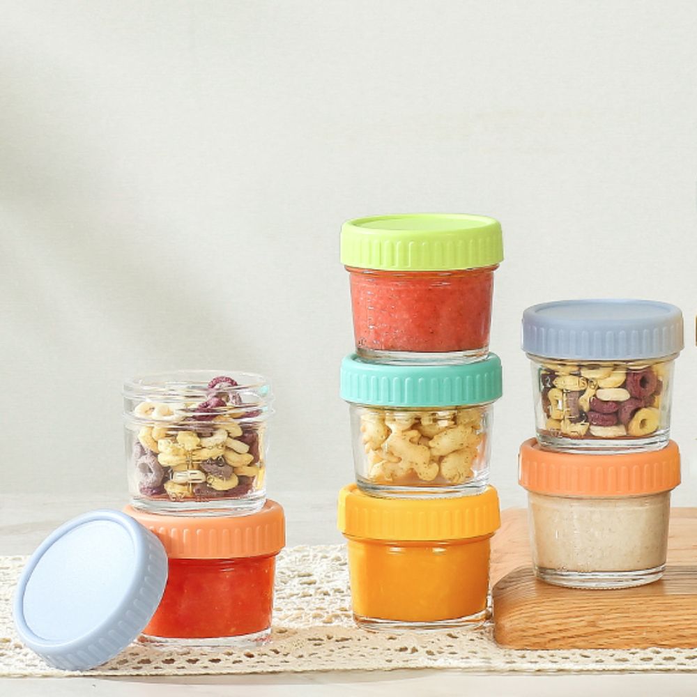 Baby Food In Jar - 6pcs Mason Jar Glass Baby Food