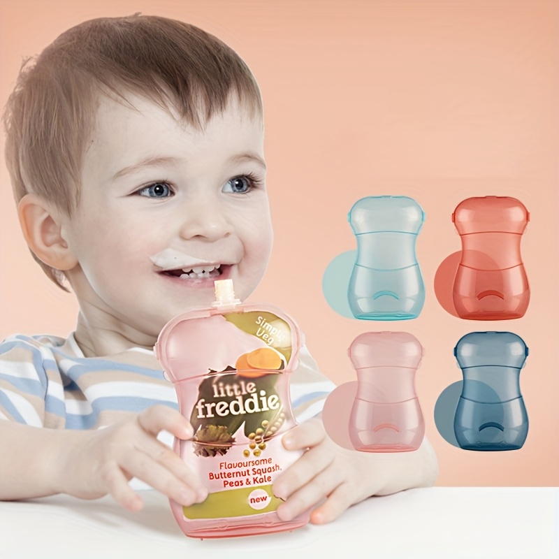 Baby Food Container - Anti Squeeze Baby Food Pouch Holder