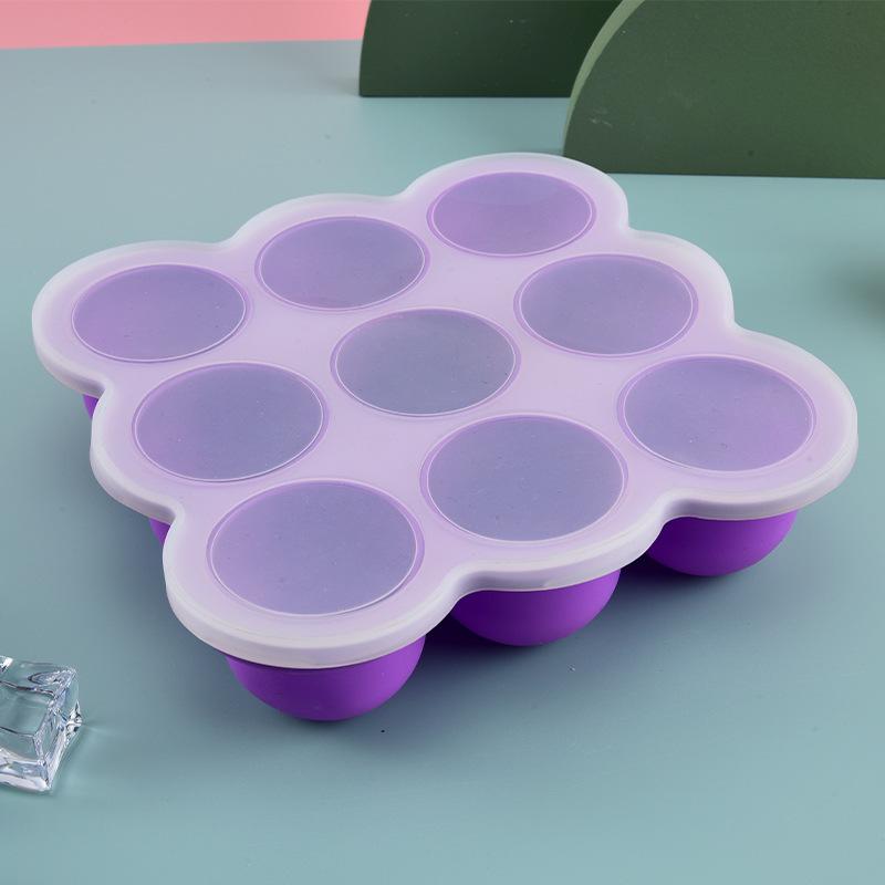 Baby Food In Jar - Baby Food Silicone Container 9Grid Freezer