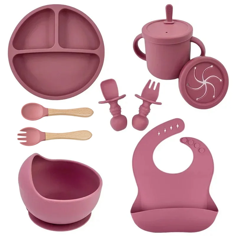 Baby Food Diet - Food Grade Silicone Child Dish Set