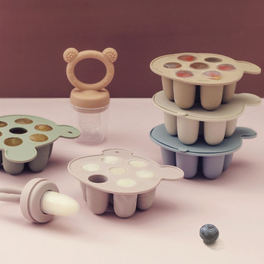 Baby Food In Jar - Baby Ice Cream Pops Silicone Mold
