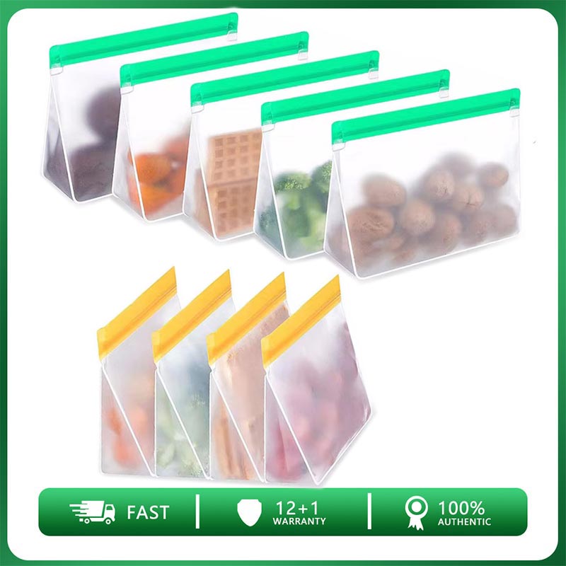 Food Pouch Reusable - Reusable Food Storage Bag Upgrade Leakproof