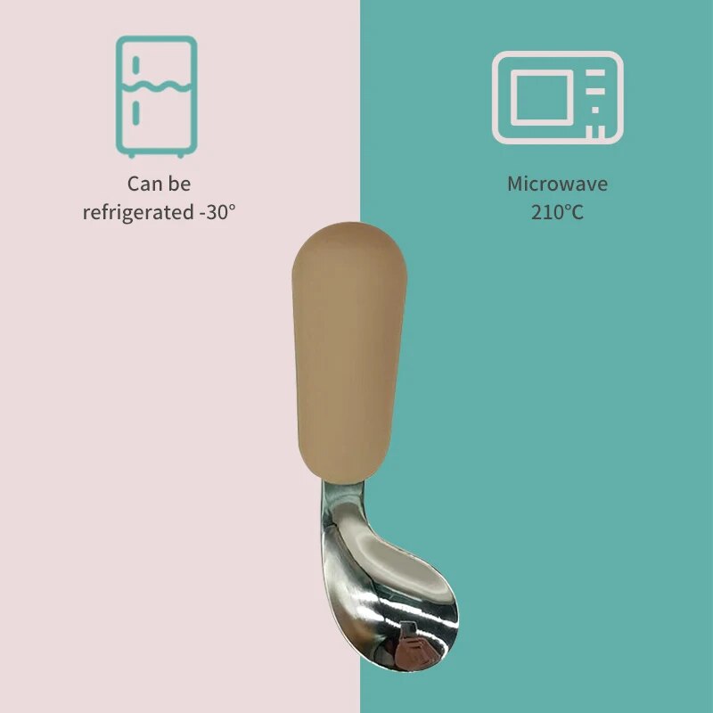 Baby Spoon Fork Set 316 Stainl - огляд і ціна Baby Food Diet