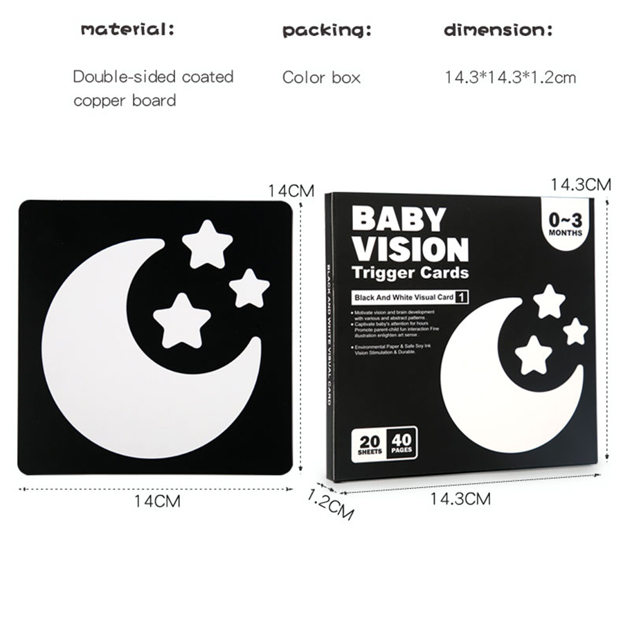 Baby Visual Stimulation Cards  - огляд і ціна Baby Food Eat