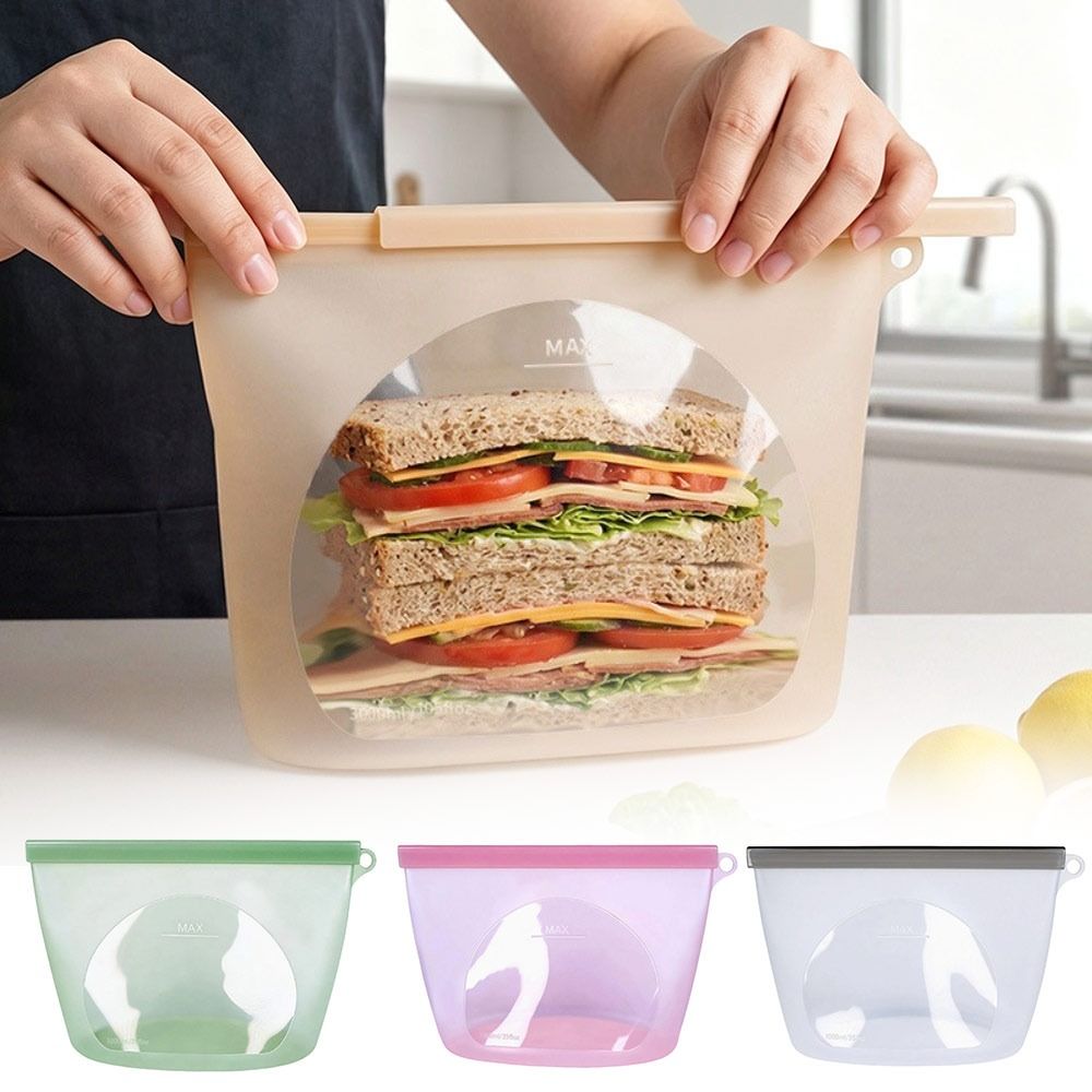 Silicone Food Preservation Bag - огляд і ціна Food Pouch Reusable