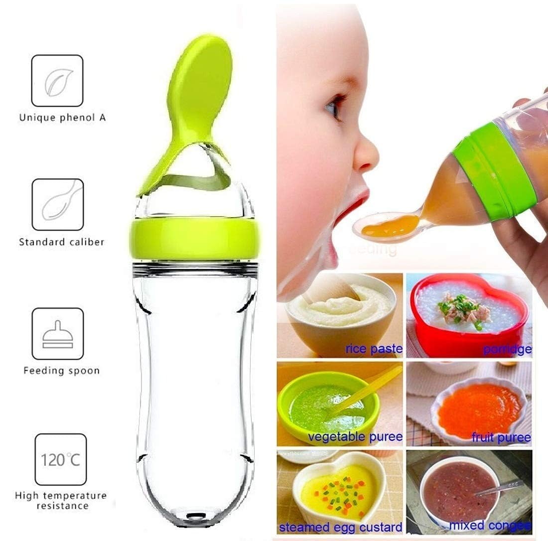 Squeezing Feeding Bottle Cup S - огляд і ціна Baby Food Diet