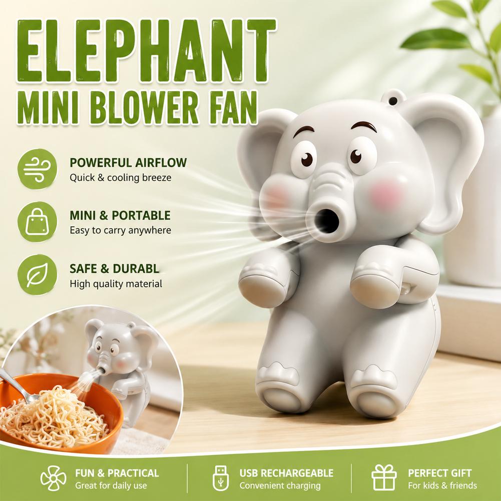 Mini Elephant Food Cooler Fan, - огляд і ціна Baby Food Diet