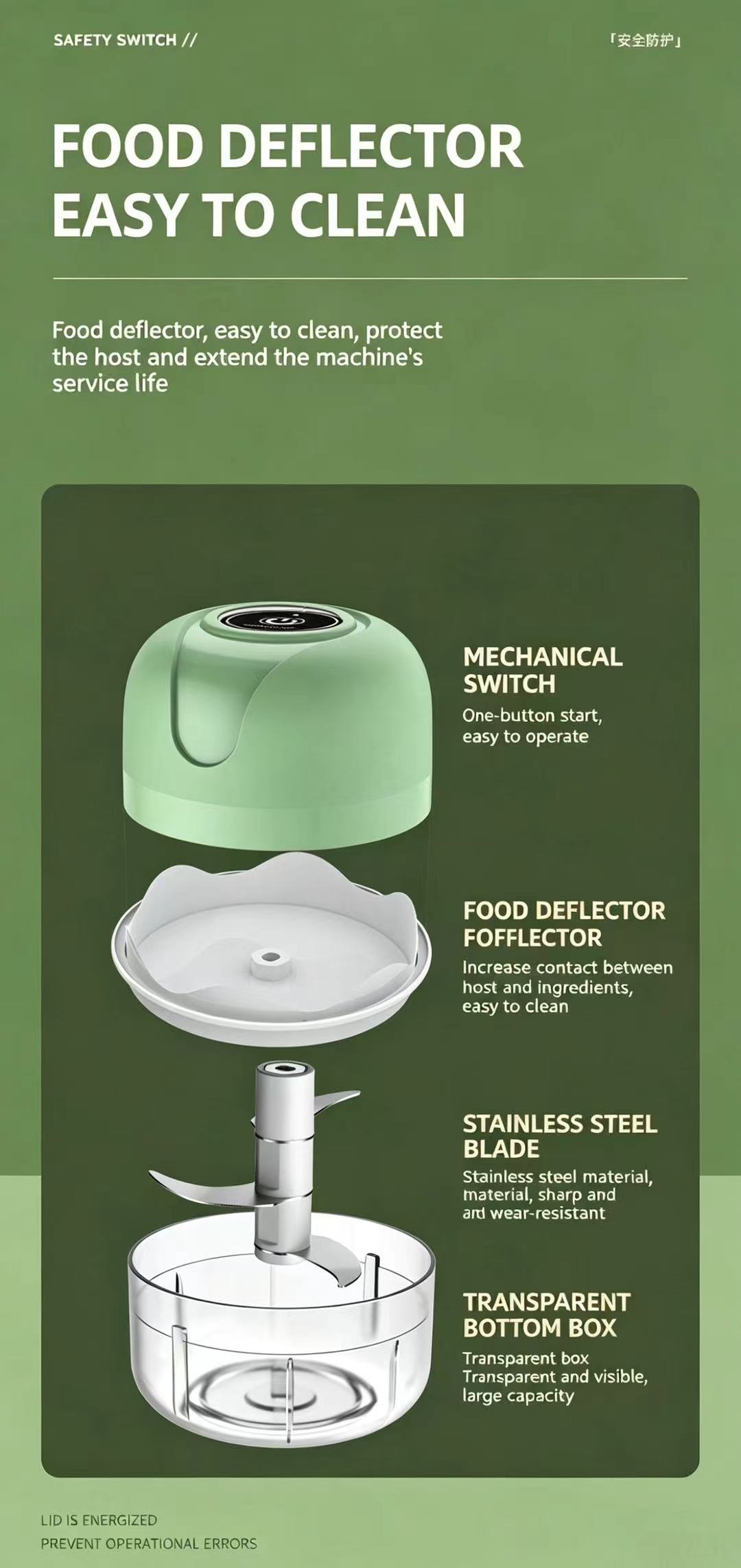 23W USB Rechargeable Electric  - огляд і ціна Baby Food With Meat