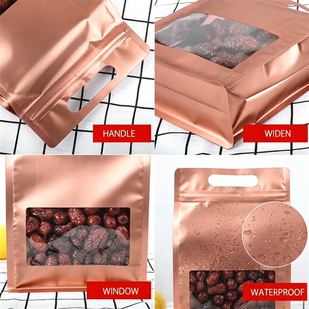 Reusable golden octagonal plas - огляд і ціна Food Pouch Reusable