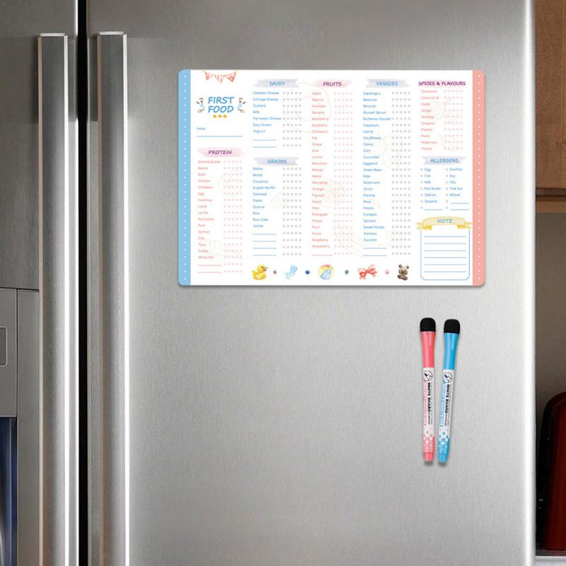 Reusable First Foods Tracker C - огляд і ціна Baby Food Journal