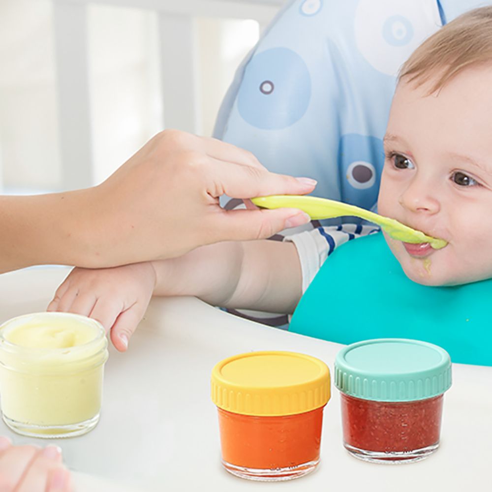 6pcs Glass Baby Food Jar Reusa - огляд і ціна Baby Food In Jar