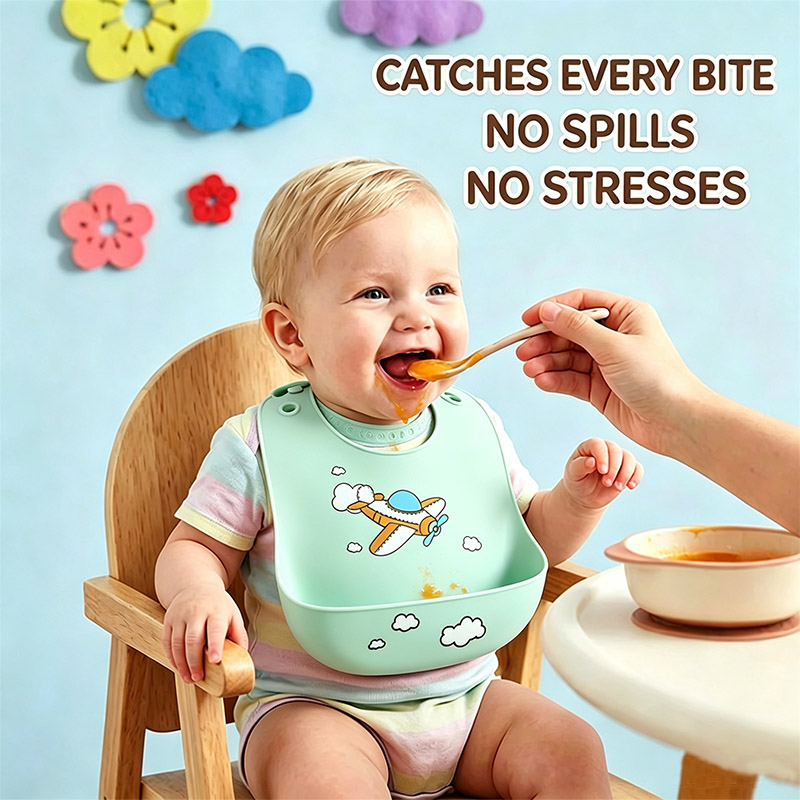 Silicone Baby Feeding Bib Wate - огляд і ціна Baby Food Eat