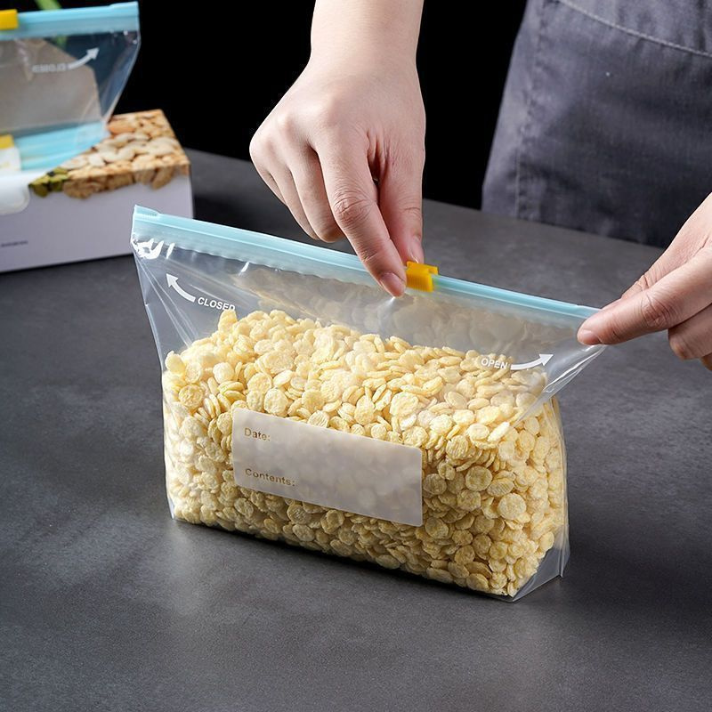 100Pcs Slider Gallon Food Stor - огляд і ціна Food Pouch Reusable