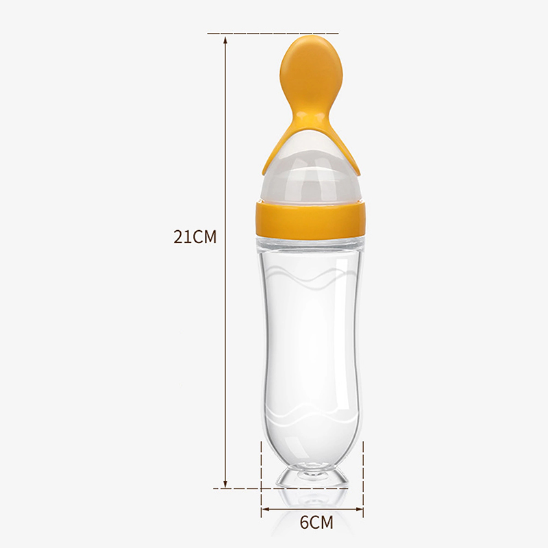 Squeezing Feeding Bottle Silic - огляд і ціна Baby Food Diet