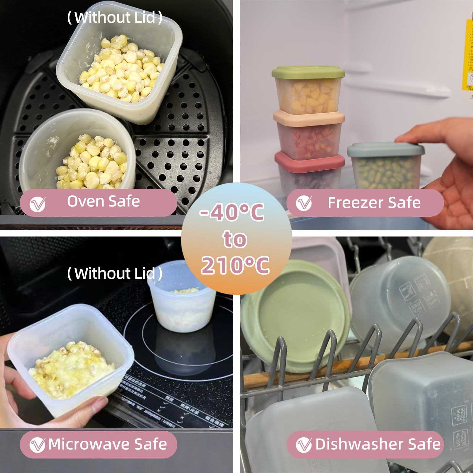 Food Grade Silicone Baby Food  - огляд і ціна Baby Food Container