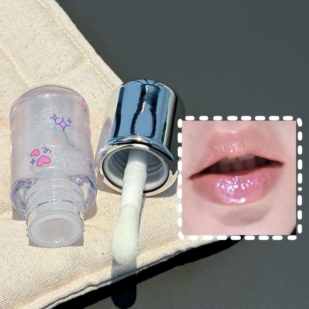 Baby Blue Sparkling Lip Gloss  - огляд і ціна Baby Food Oil