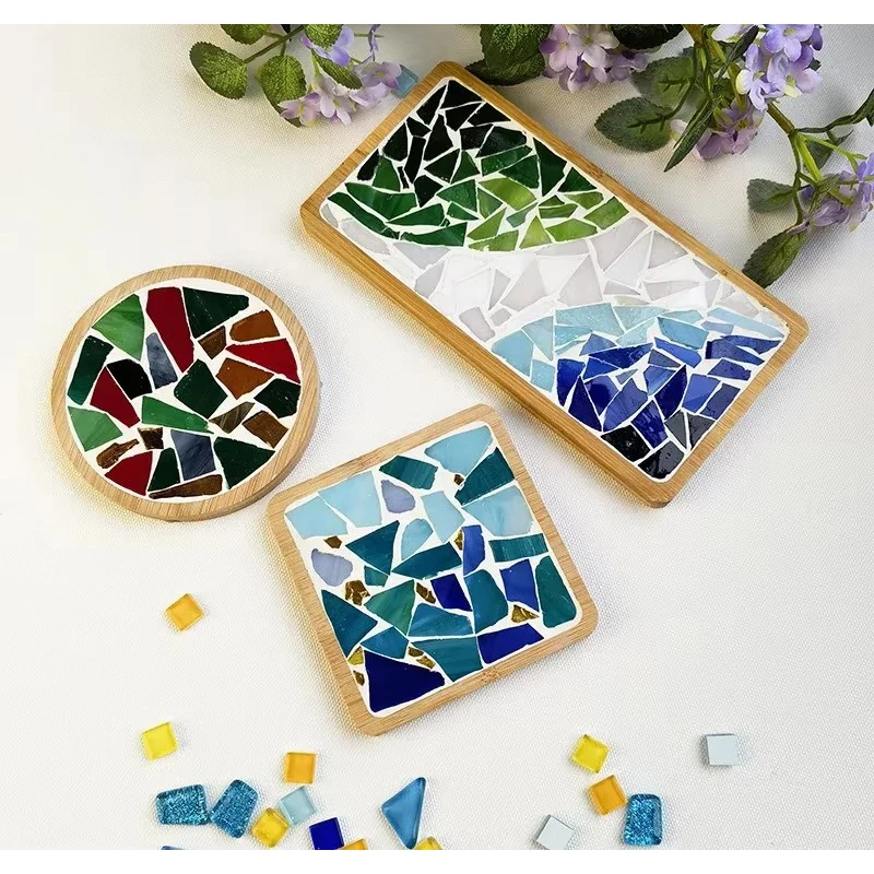 Handmade DIY Mosaic Cup Mat Bo - огляд і ціна Baby Food Eat