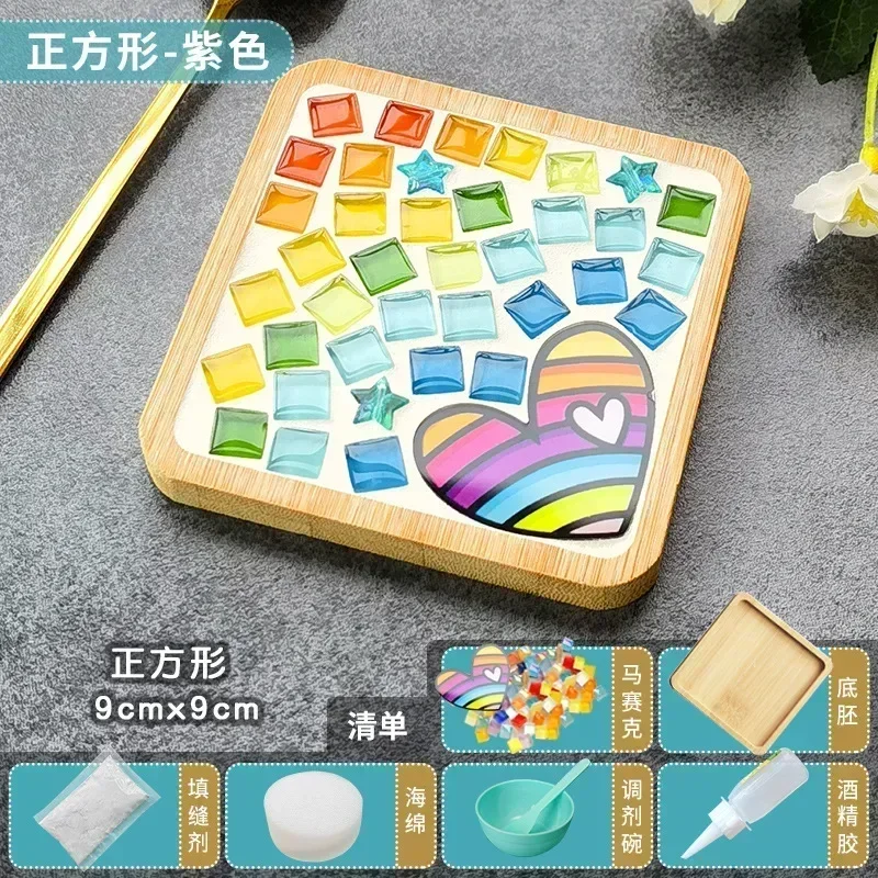 Handmade DIY Mosaic Cup Mat Bo - огляд і ціна Baby Food Eat