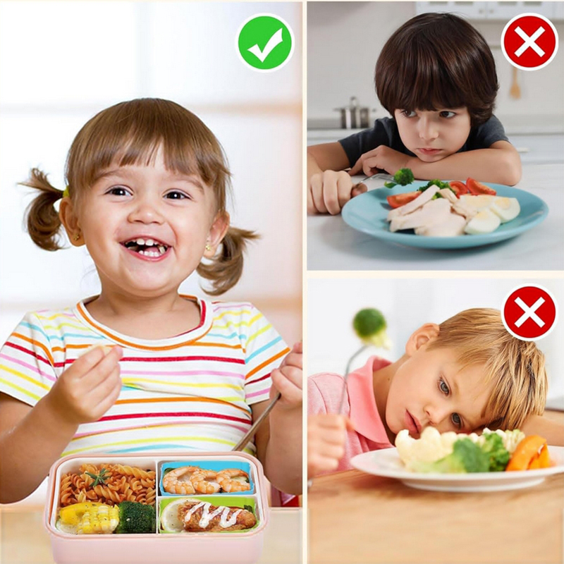 8PCS Silicone Lunch Box Divide - огляд і ціна Baby Food Container