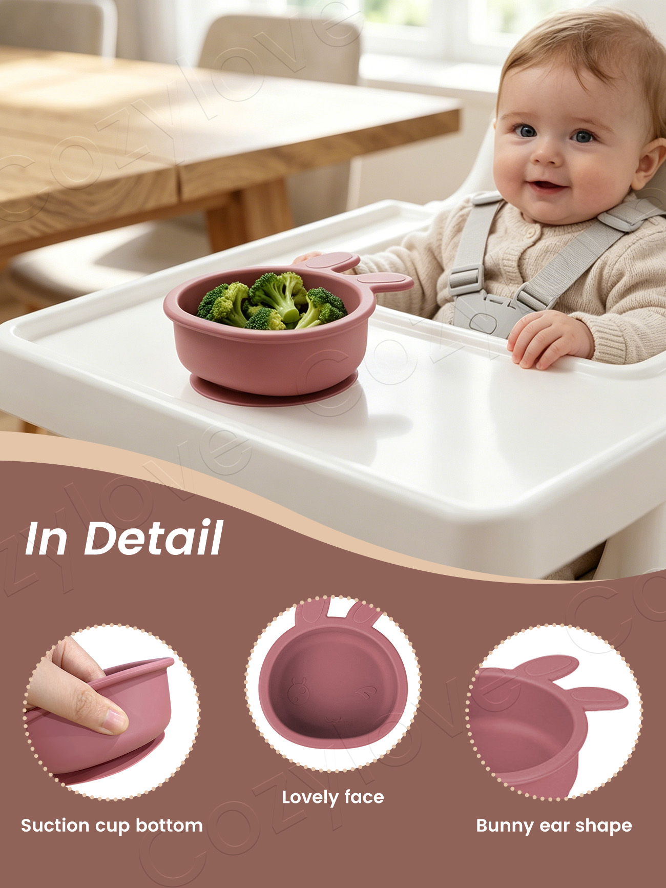 Cute Bunny Ear Silicone Baby S - огляд і ціна Baby Food Diet