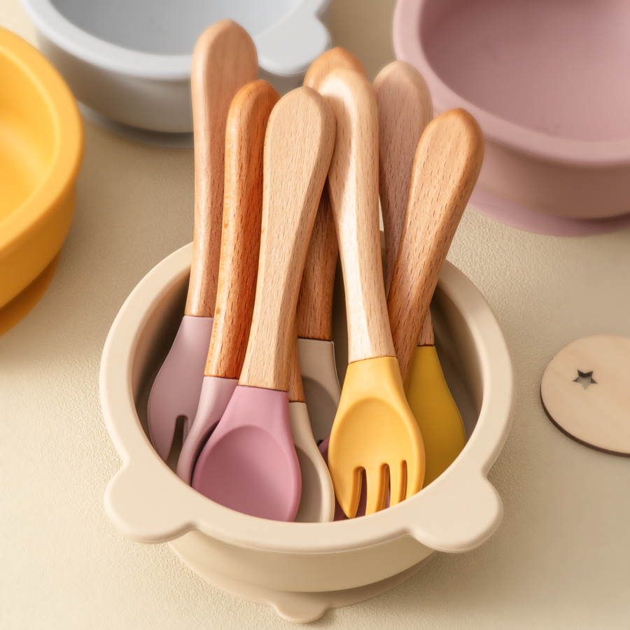 2PCS Baby Learning Spoons Uten - огляд і ціна Baby Food Diet