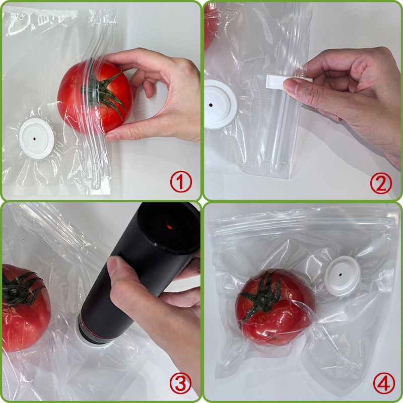 New Reusable Air Vacuum Storag - огляд і ціна Food Pouch Reusable