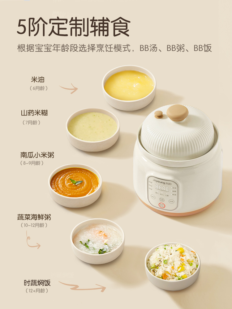 Jiuyang micro-pressure BB pot  - огляд і ціна Baby Food Oil